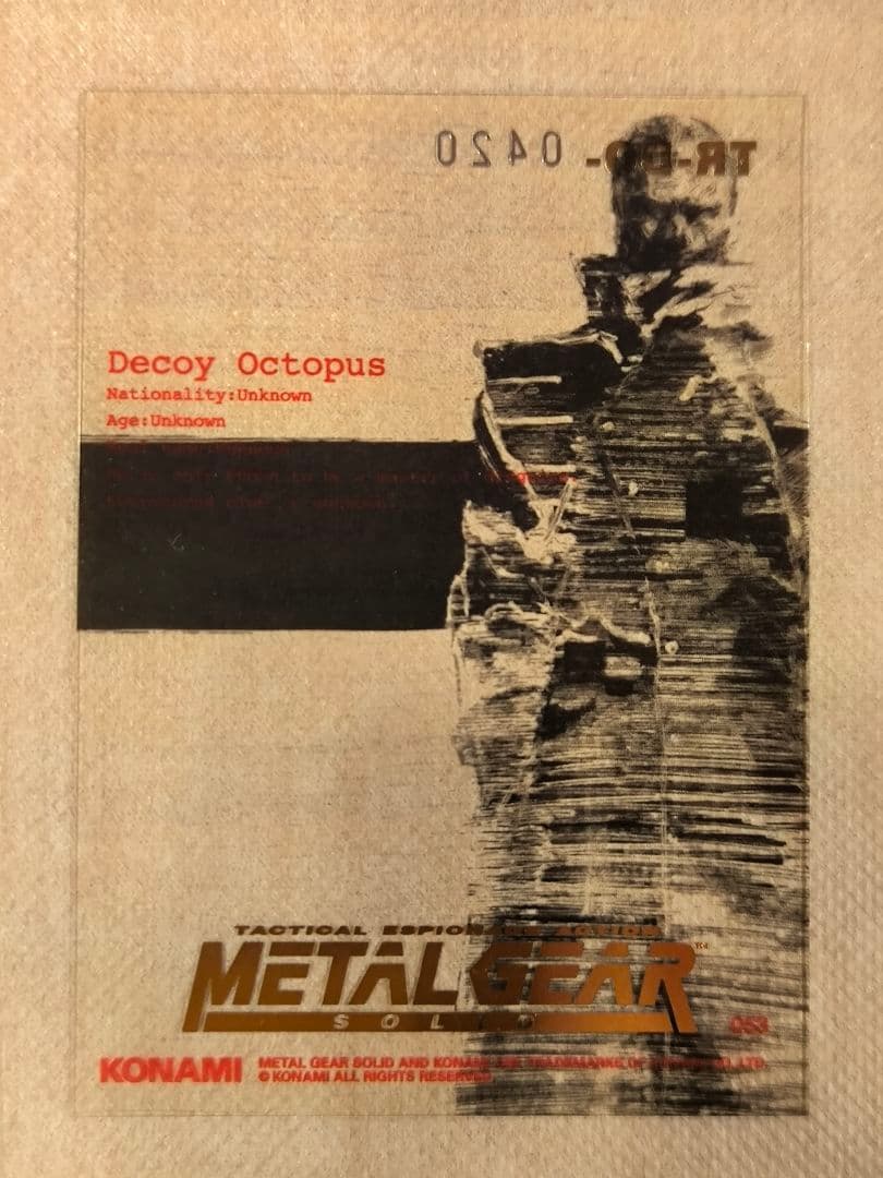 【L GEAR SOLID】トレーディングカード