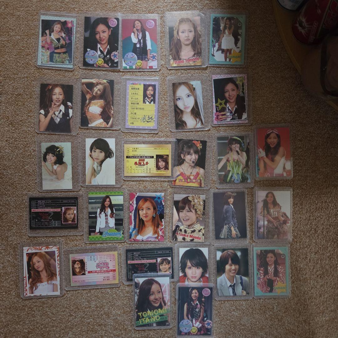 新品AKB写真カード 大島優子板野友美前田敦子35枚セットキラキラカード付き