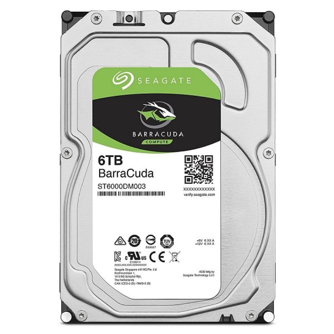 Seagate 3.5インチ 内蔵 HDD ハードディスク6TB