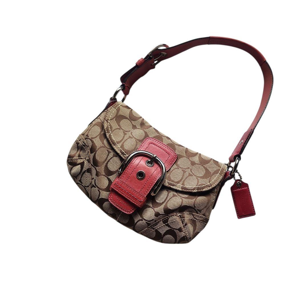 COACH フラップ ワンショルダー ソーホー ピンク系 肩掛け y2k