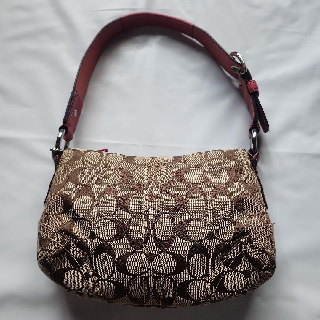 COACH フラップ ワンショルダー ソーホー ピンク系 肩掛け y2k