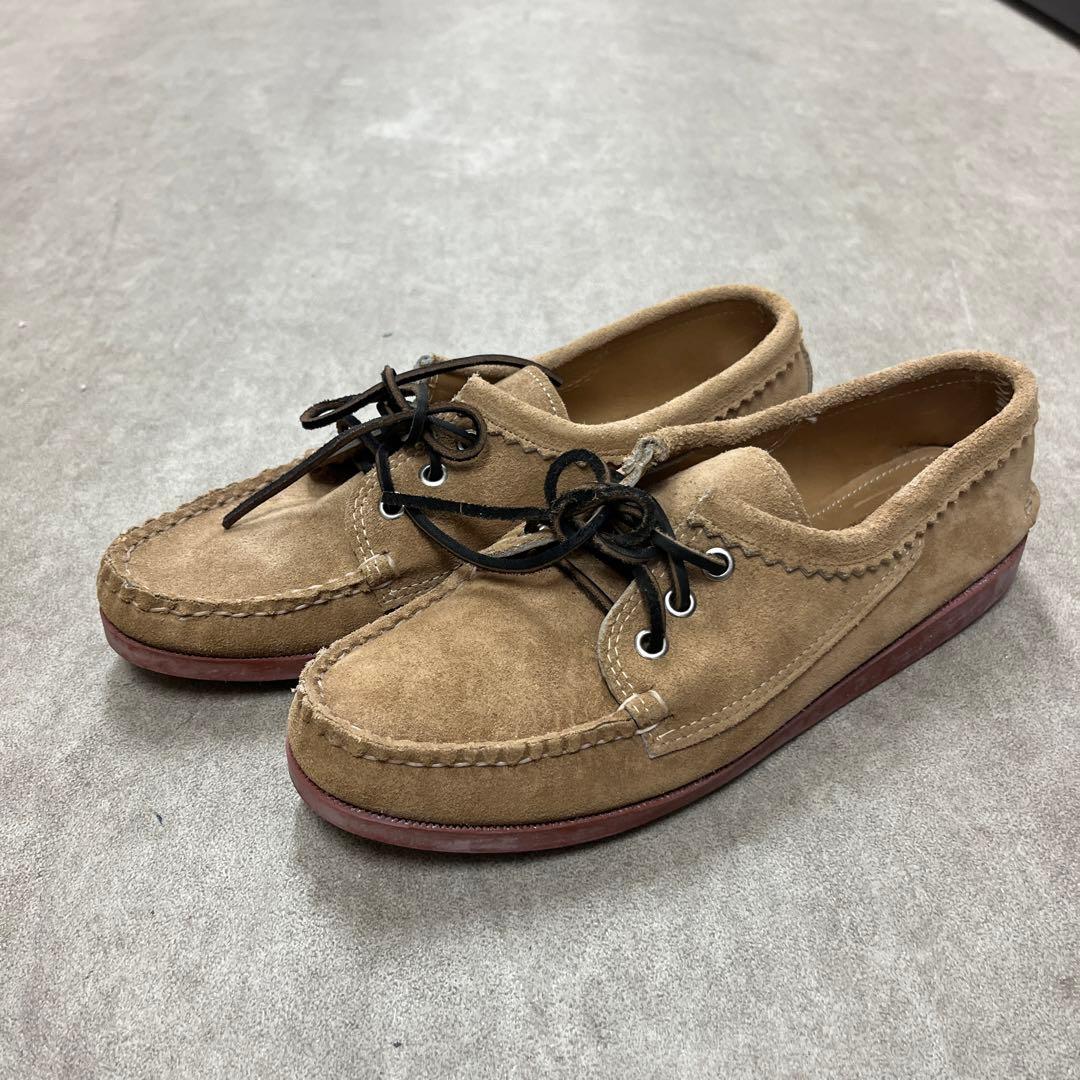 クオディトレイルモカシン　ベージュ スエード モカシン 新品未使用