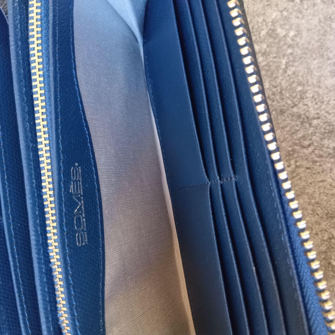 セール中【SOMES SADDLE】ピルエット　ラウンド　長財布　 ソメスサドル