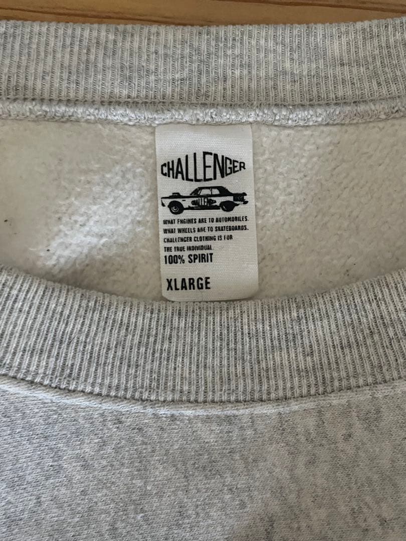 チャレンジャー　ロゴ　スウェット