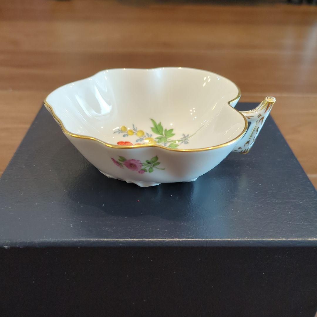 Meissen ハート型花柄磁器皿