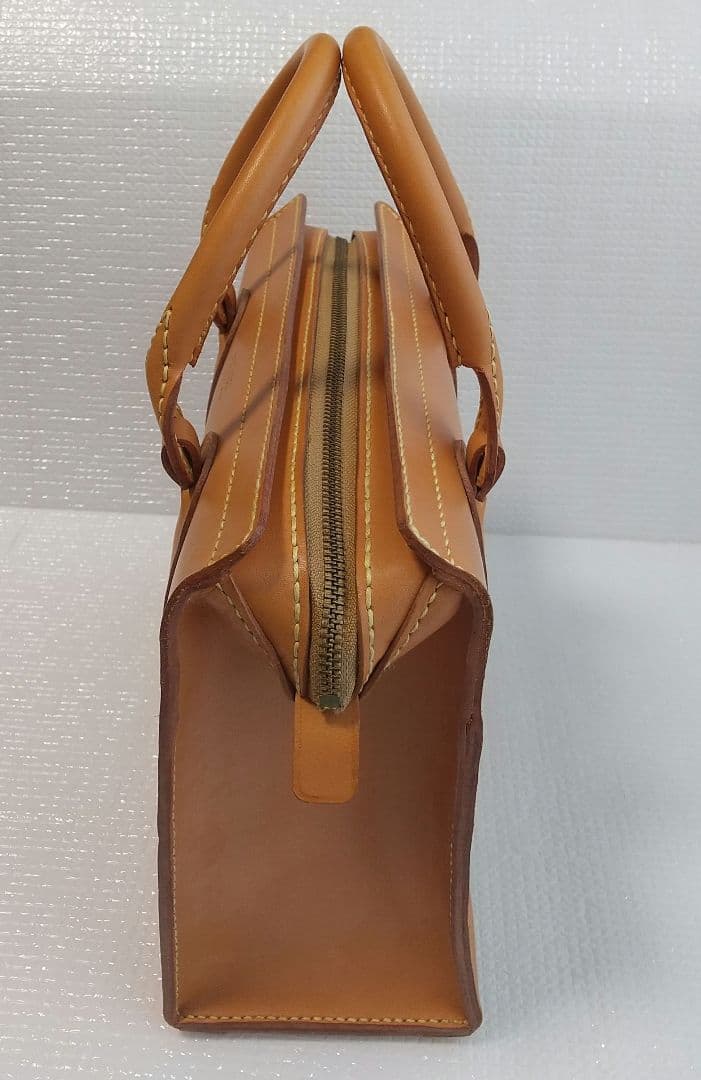 馬場万ハンドメイド ナチュラルレザー ビジネスバッグ 鍵付き