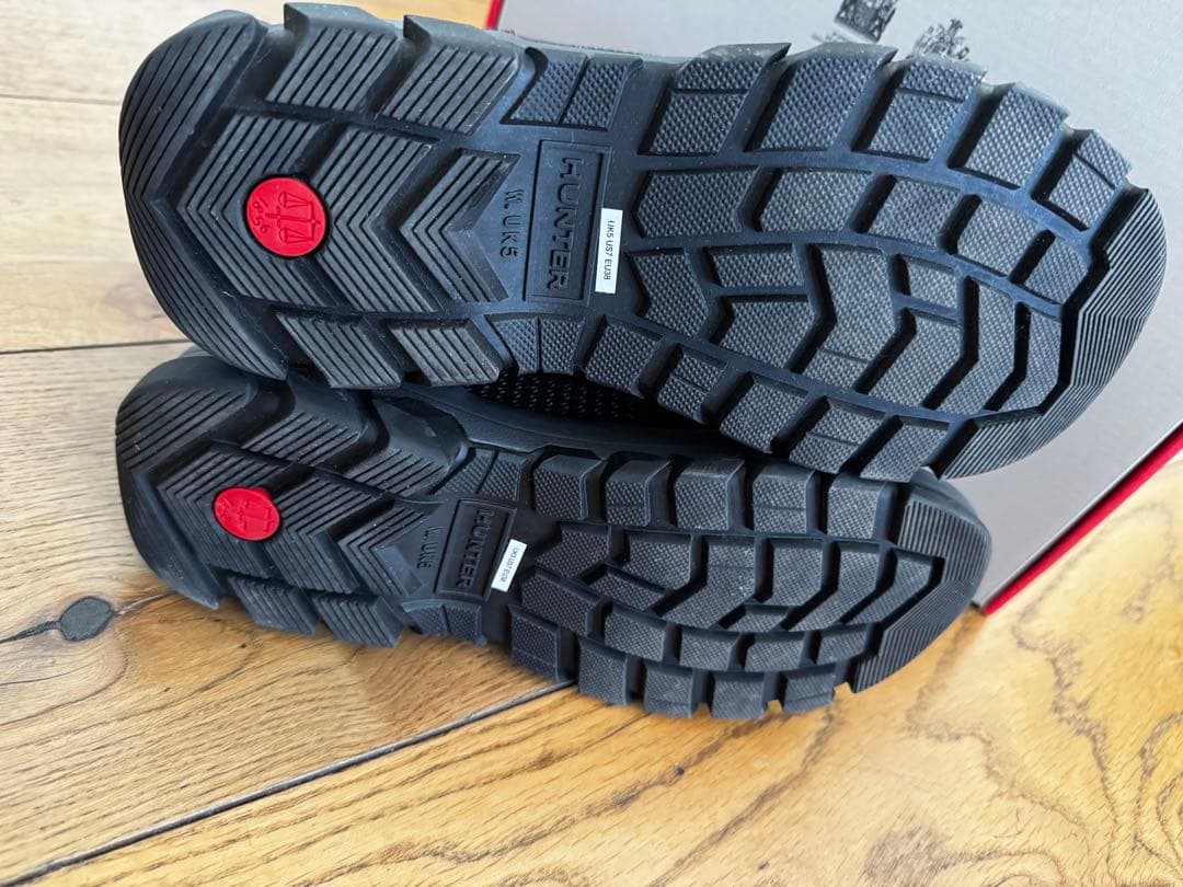 HUNTER 防水ブーツ ブラック UK5 EU38 US7