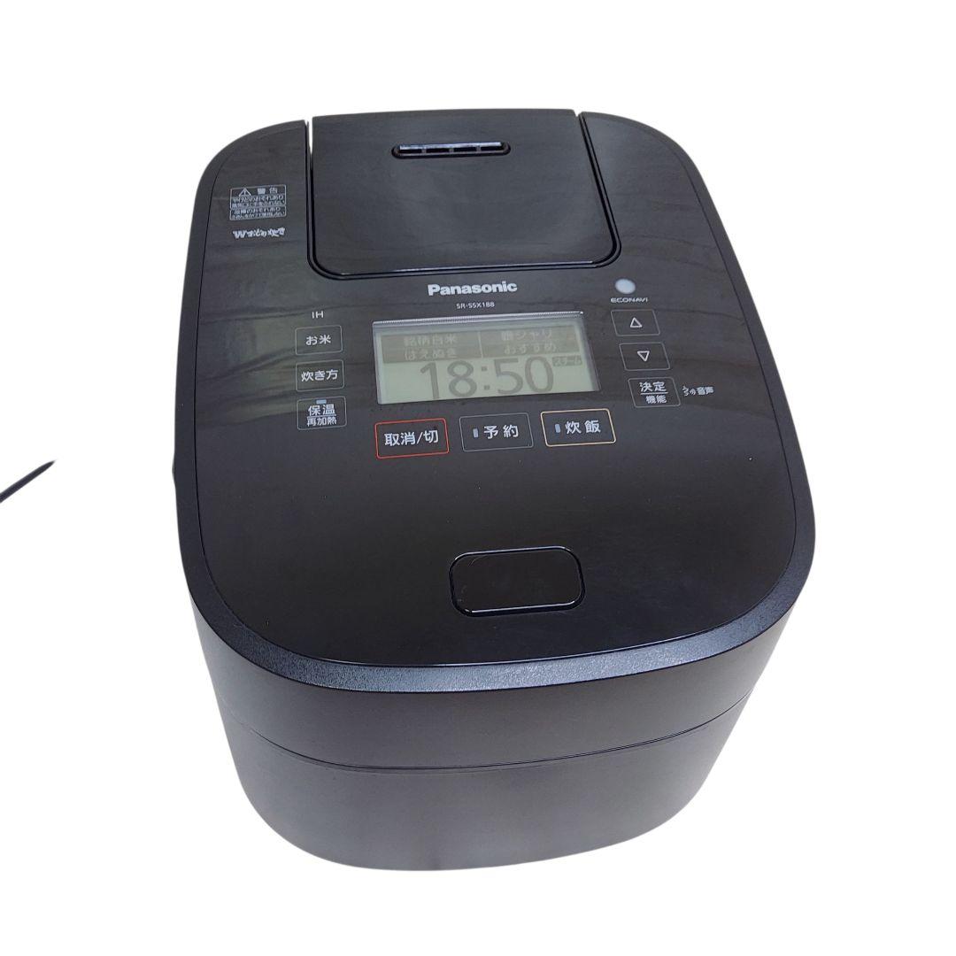 パナソニック　炊飯器　SR-SSX188 ブラック　　　　 高級　おどり炊き