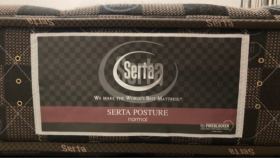 Serta Posture 55 F1N FB NJ SDセミダブル モノグラム