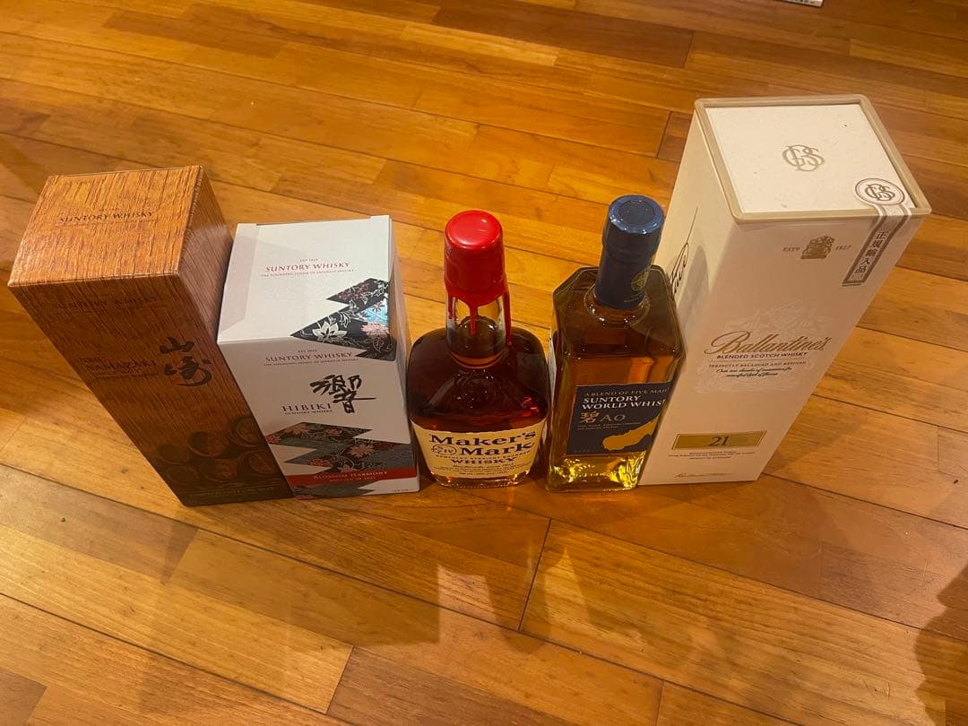 サントリーウイスキー　5種セット　山崎 響 メーカーズマーク　バランタイン　碧