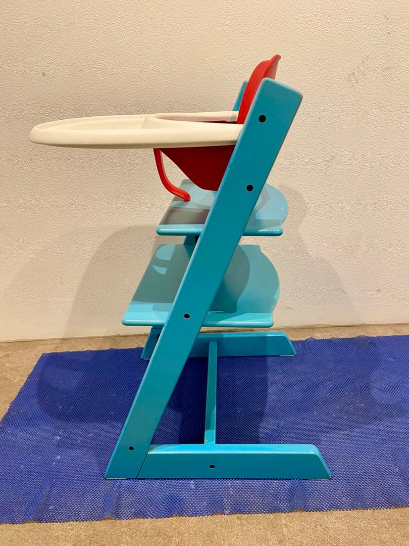 最終価格☘️送料無料⭐️美品⭐️ベビーセット付⭐️ライトブルー⭐️STOKKE⭐️ストッケ⭐️