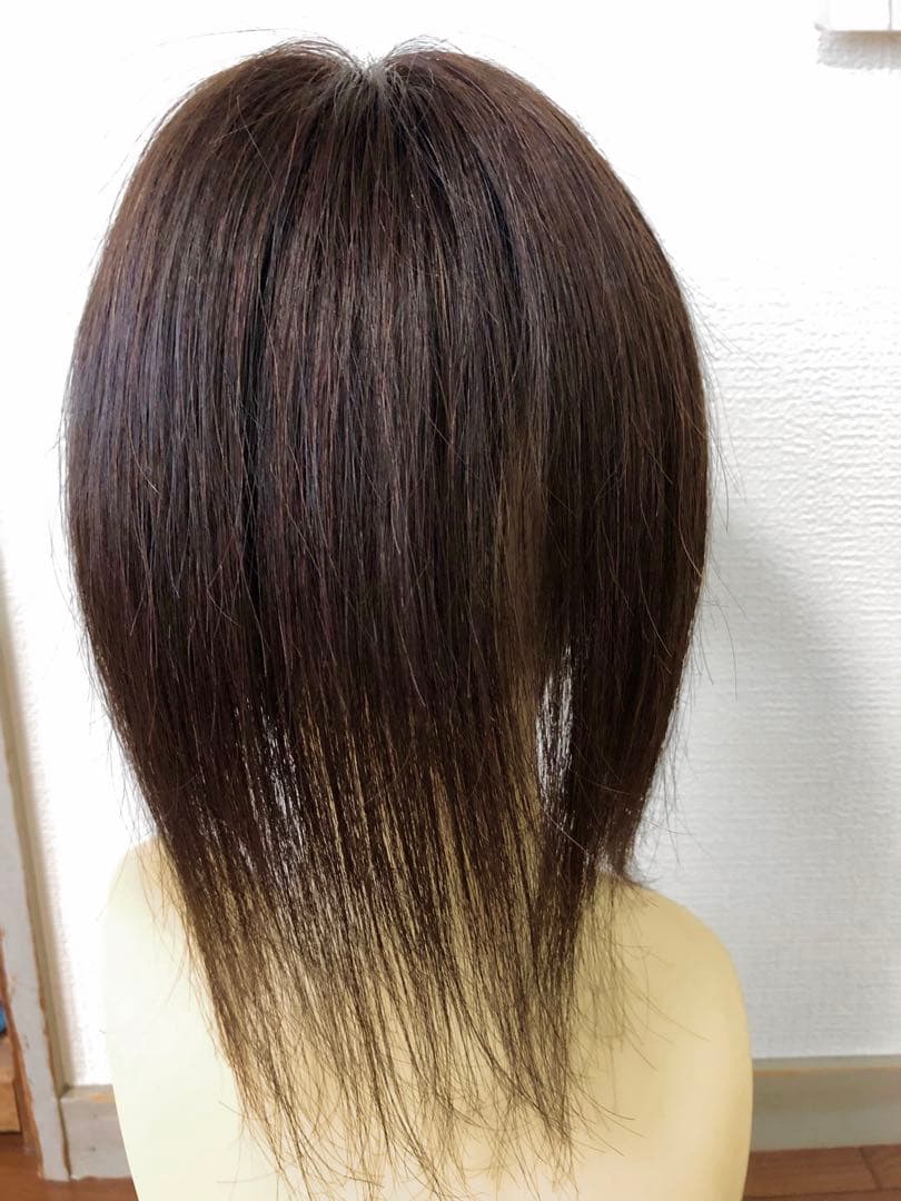 人毛100%ウィッグ　人毛100%ヘアピース　人毛部分ウィッグ　母の日プレゼント
