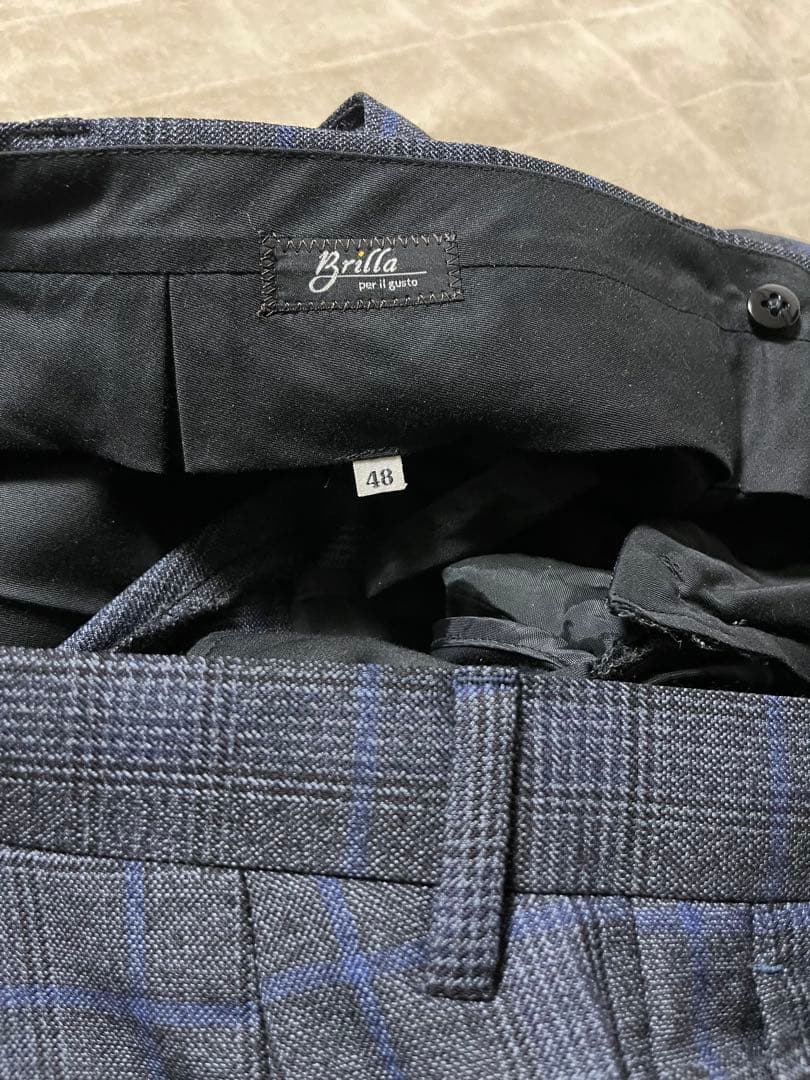 【48】Brilla×RING JACKET×DORMEUILの極美品スーツ