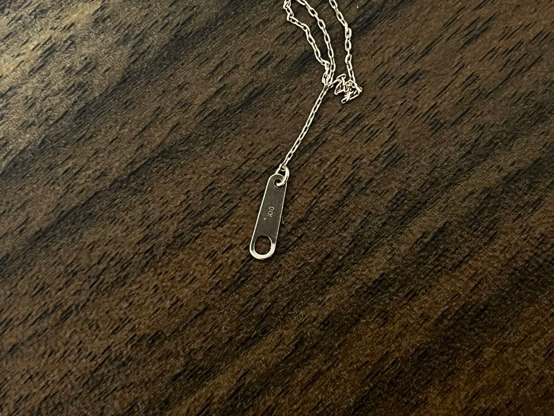 canal 4℃ K10 一粒ダイヤネックレス　ピンクゴールド