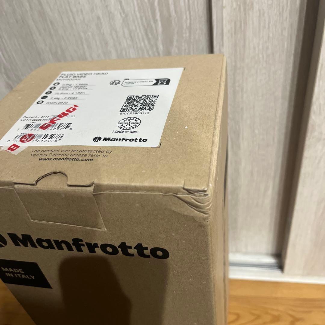 《ほぼ未使用》マンフロット Manfrotto MVH500AH ビデオ雲台