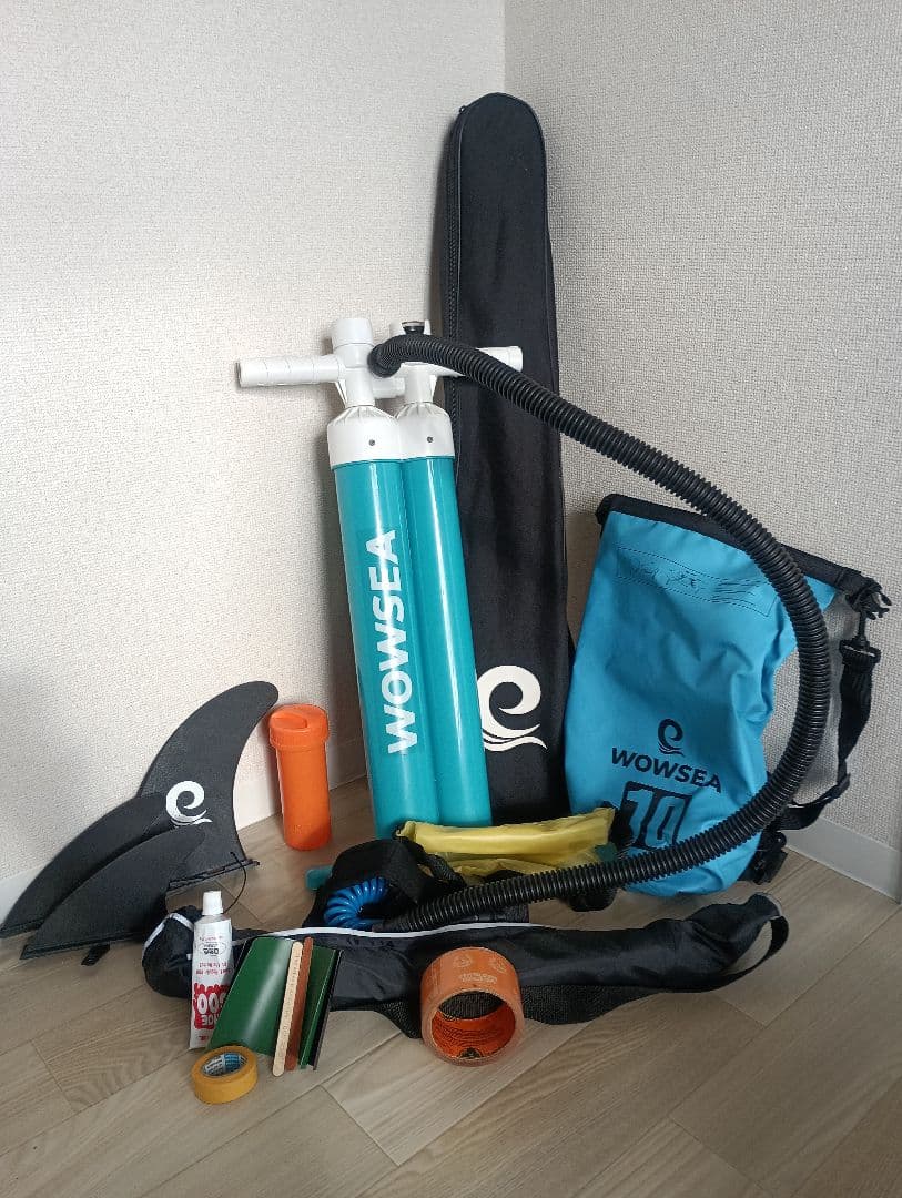 WOWSEA Flyfish F2 SUP リペアキット、ベルトタイプ救命具付き