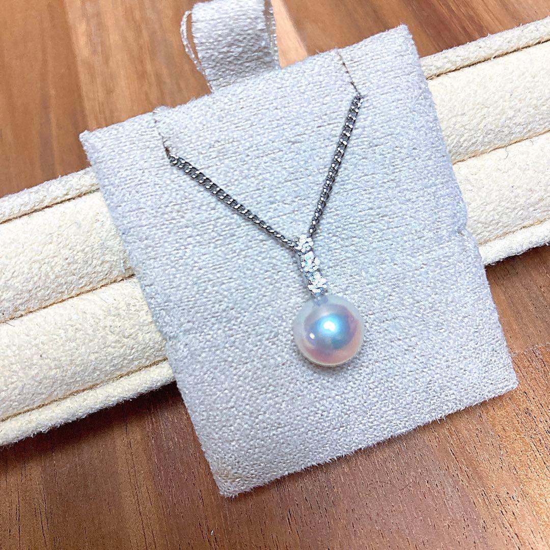 【新品・百貨店商品／総本店】2041天女級アコヤ真珠ペンダントトップ最強珠です