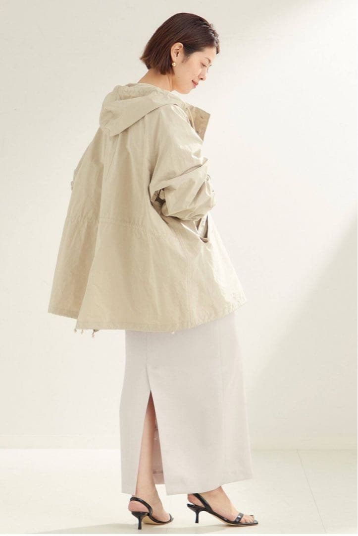 ●新品・未使用 Plageプラージュ撥水 half mods コート 36サイズ