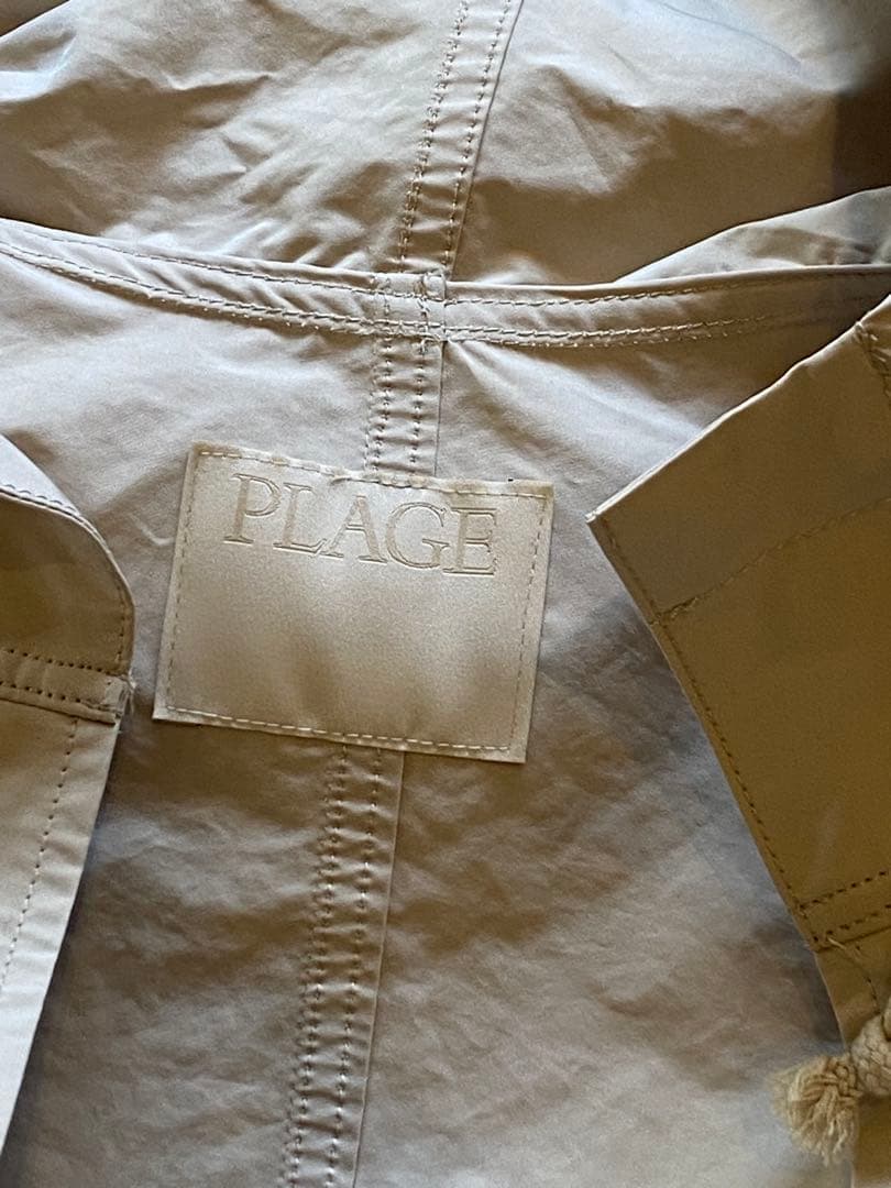 ●新品・未使用 Plageプラージュ撥水 half mods コート 36サイズ