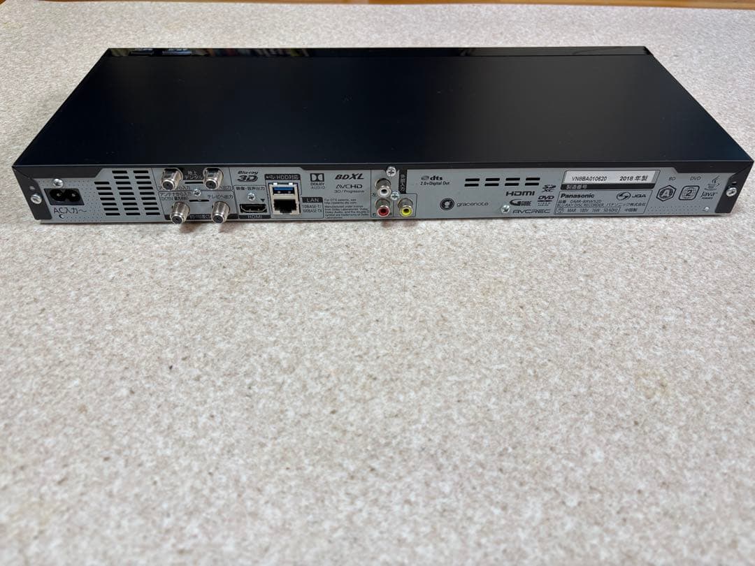 Panasonic ブルーレイレコーダー(W録/500GB)