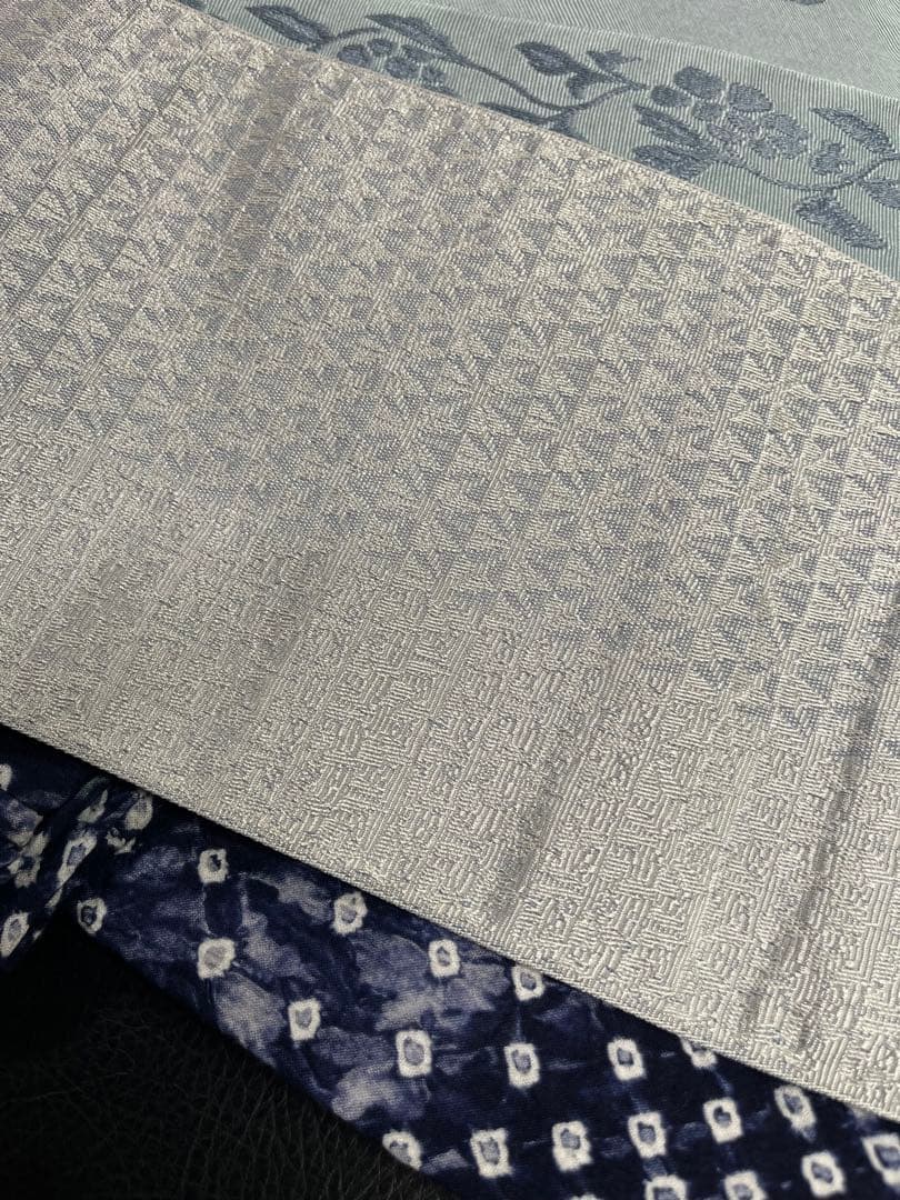 有松絞り浴衣 新品 仕立て上りhanashibori紺地