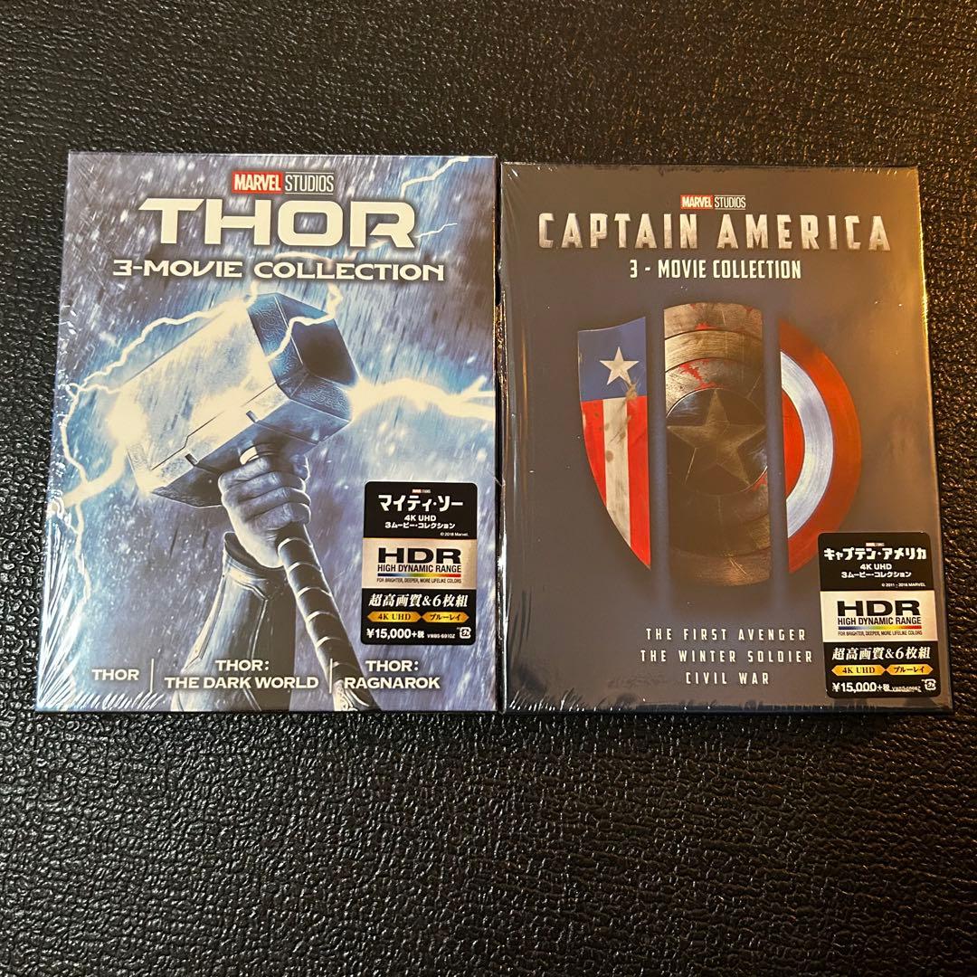 キャプテン・アメリカ: マイティ・ソー　4k UHD 〈数量限定・6枚組〉