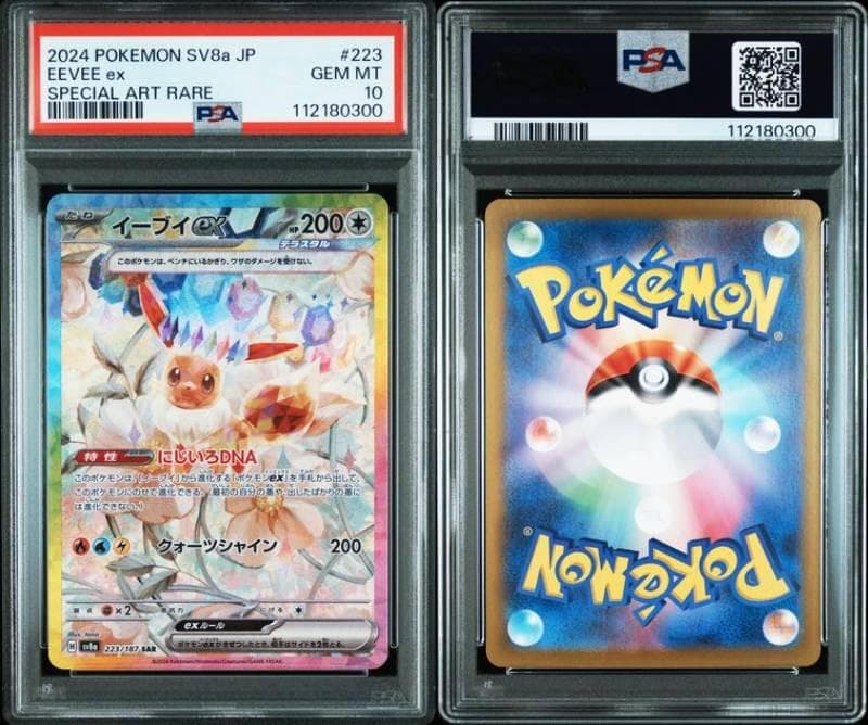 PSA10 【10連番】テラスタルフェスex　ブイズSAR