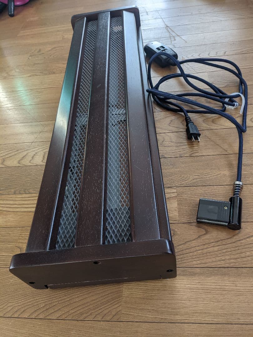 メトロ電気工業　ハロゲン　木枠フットヒーター　MFH-321ET