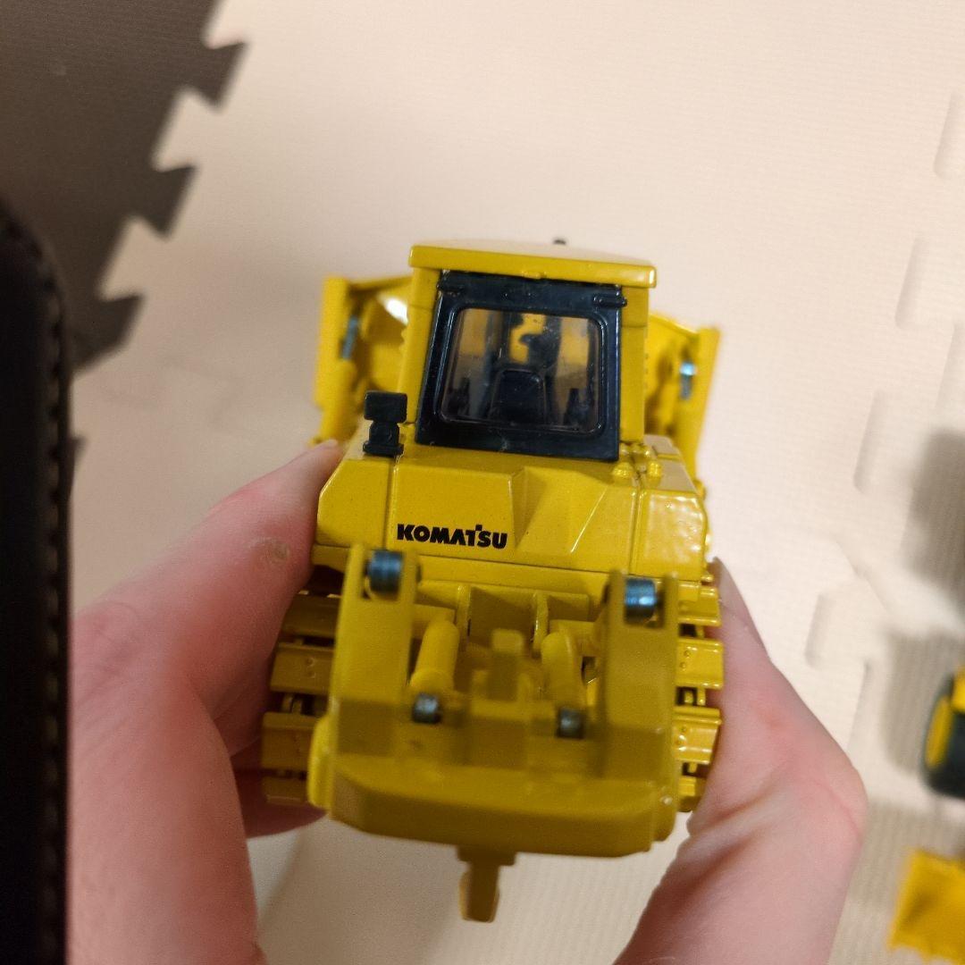 よしくんKOMATSU　D155AX　KOMATSU　WA450　1/50