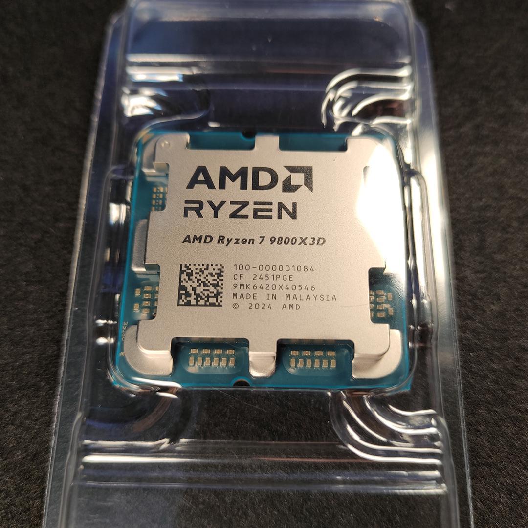 AMD Ryzen 9 9800X3D【動作確認済み】