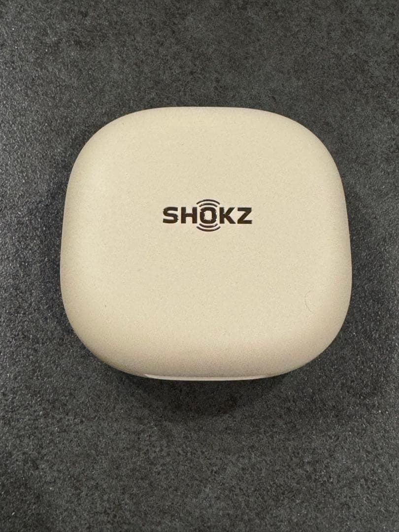 SHOKZ OPEN FIT2ワイヤレスイヤホン ベージュ 保証書