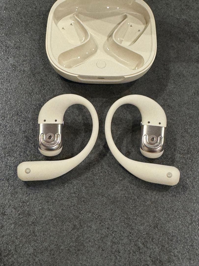 SHOKZ OPEN FIT2ワイヤレスイヤホン ベージュ 保証書