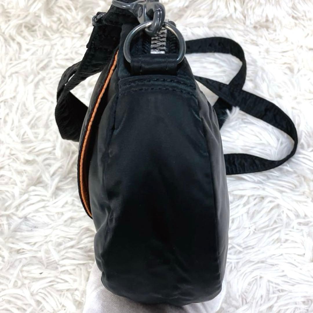 ✨美品 ポーター タンカー ショルダーバッグ ハーフムーン 舟形 オーバル