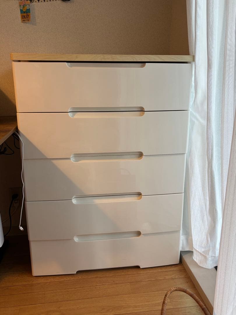 アイリスオーヤマ　5段チェスト