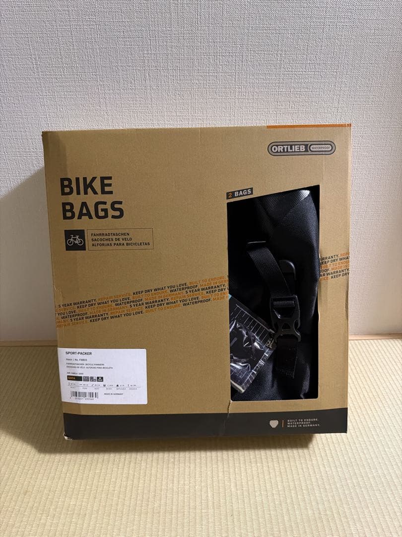 ORTLIEB オルトリーブ スポーツパッカー QL2.1 OR-F4803