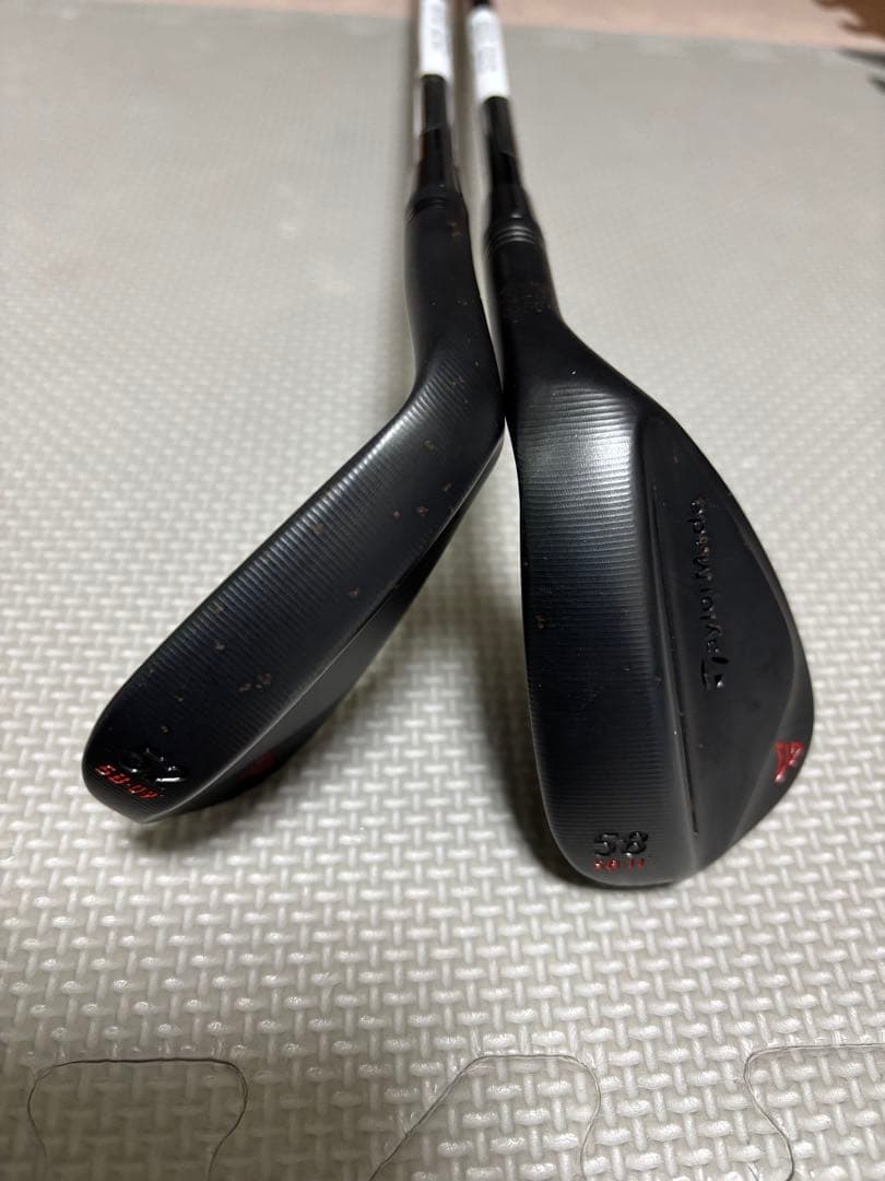 TaylorMade 52度 58度 ブラックウェッジセット(シャフトもブラック