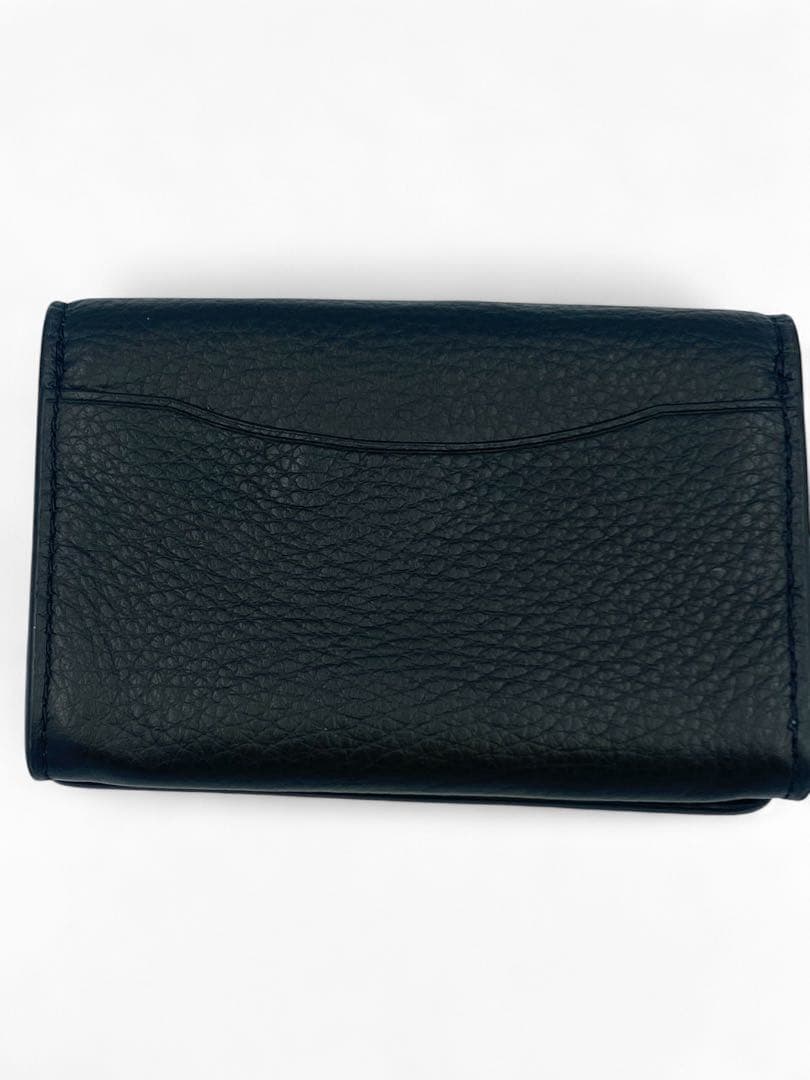 COACH コーチ＊黒 レザー 名刺入れ＊美品未使用＊91308 QB/BK