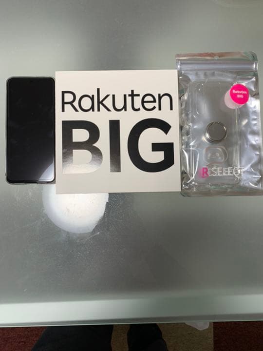 楽天 BIG 5G端末＋青画面保護シート＋楽天パンダスマホカバー×2