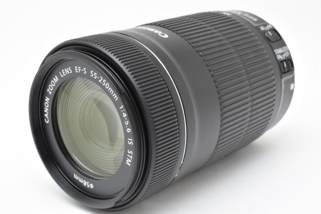 美品⭐️望遠レンズ⭐️Canon EF-S 55-250mm STM⭐手ブレ補正