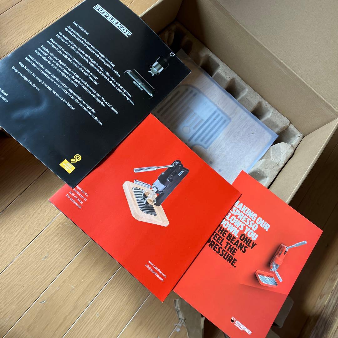 新品　SUPERKOP エスプレッソマシン　検　コーヒーミル　ROK Flair