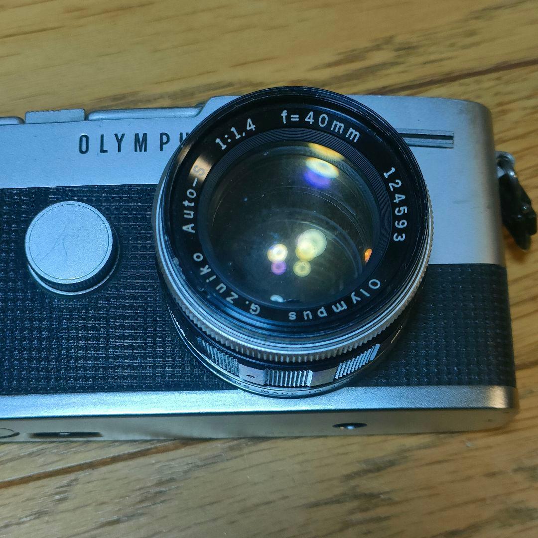 作例つき作動品 OLYMPUS PEN FT レンズ2本付き ハーフカメラ