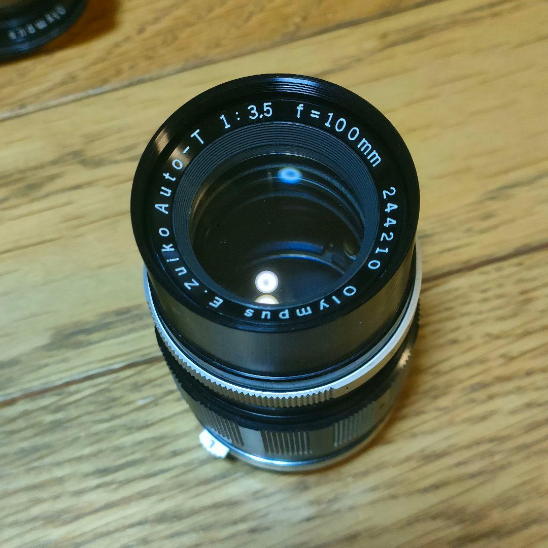 作例つき作動品 OLYMPUS PEN FT レンズ2本付き ハーフカメラ