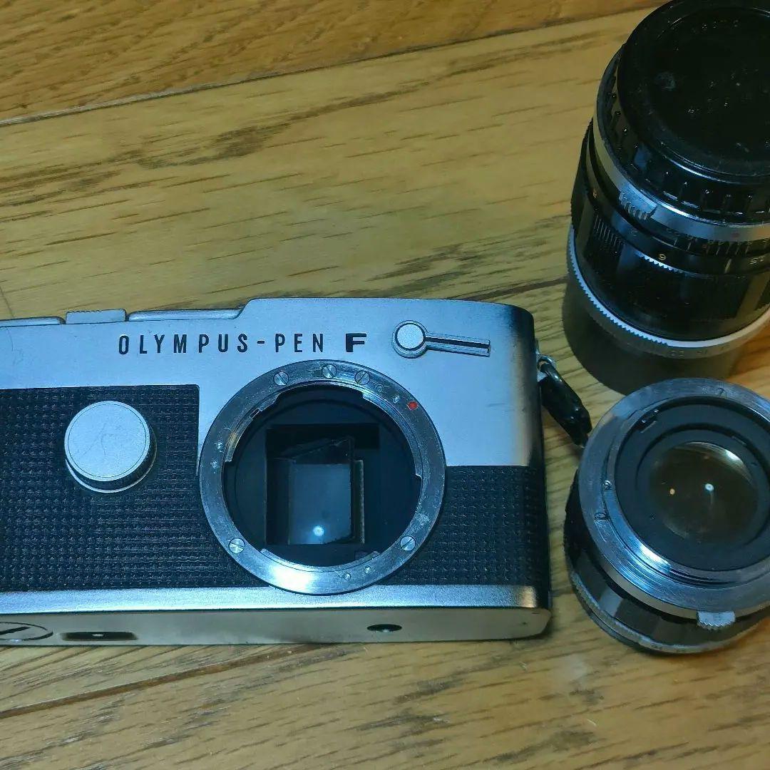 作例つき作動品 OLYMPUS PEN FT レンズ2本付き ハーフカメラ