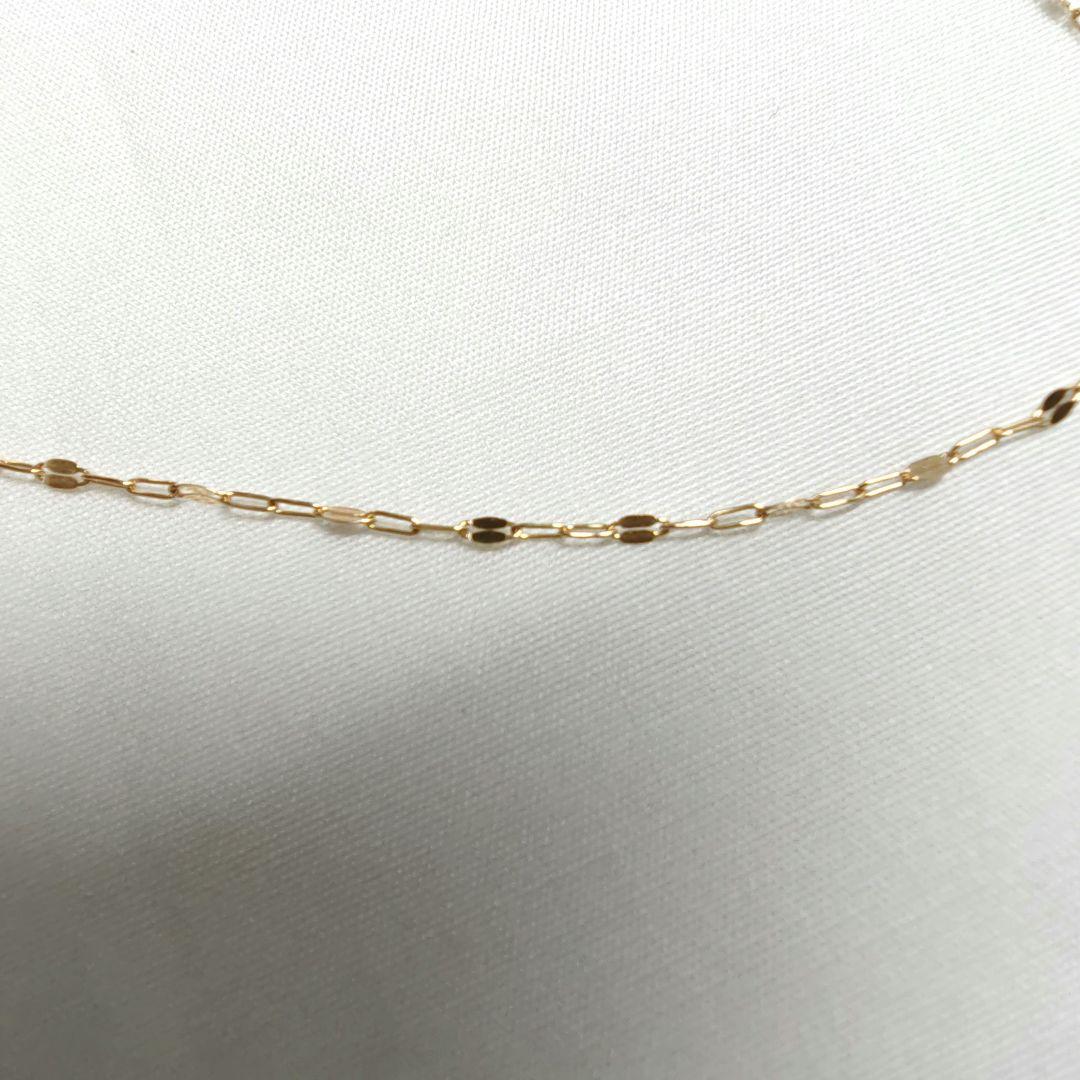 美品　ete　K10YG ペタルチェーン ネックレス