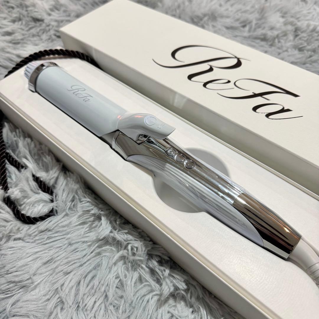 ReFa カールヘアアイロン RE-AV-02A ホワイト 38mm