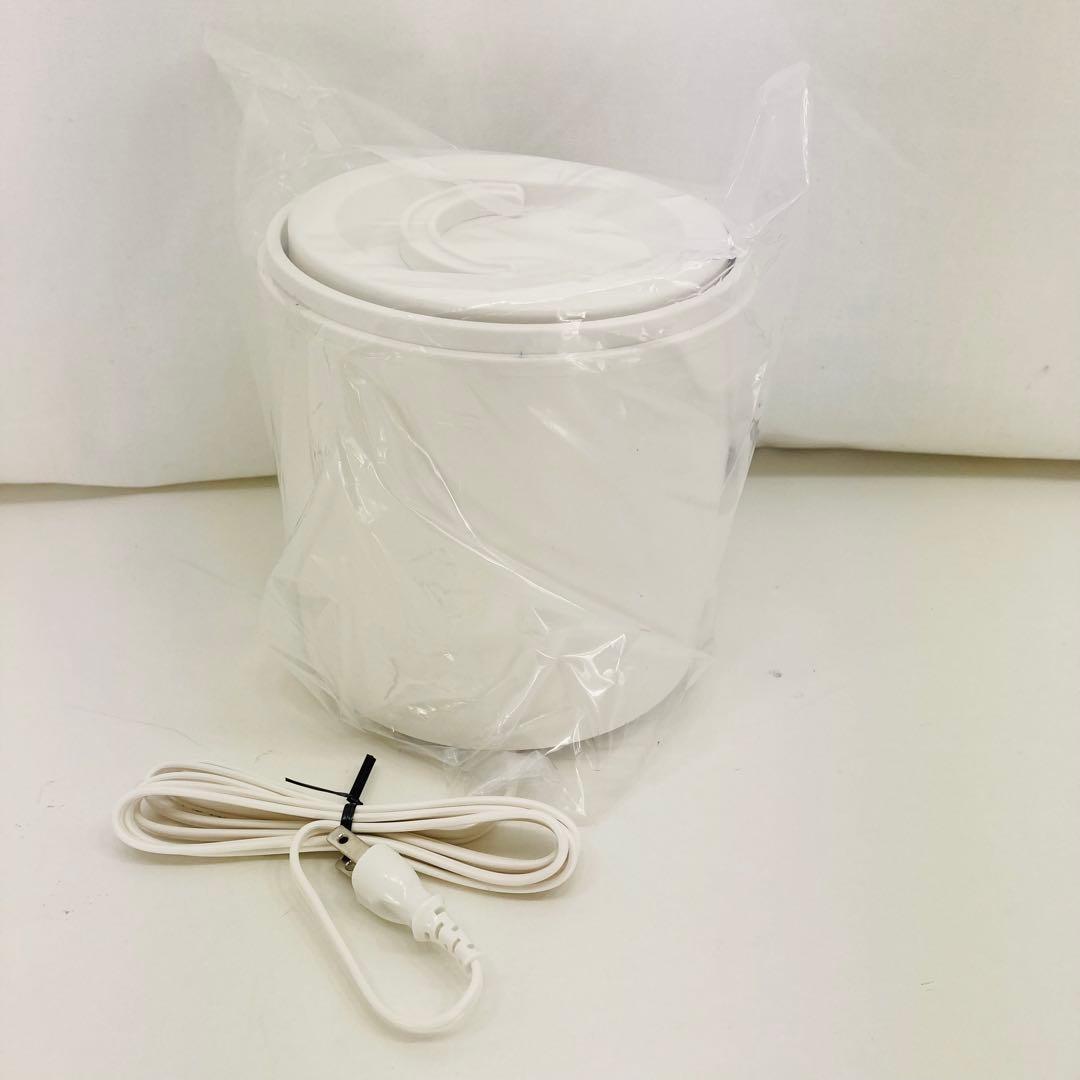 【新品】タニカ YS-02GW ヨーグルティアS ガラス容器２個セット ホワイト