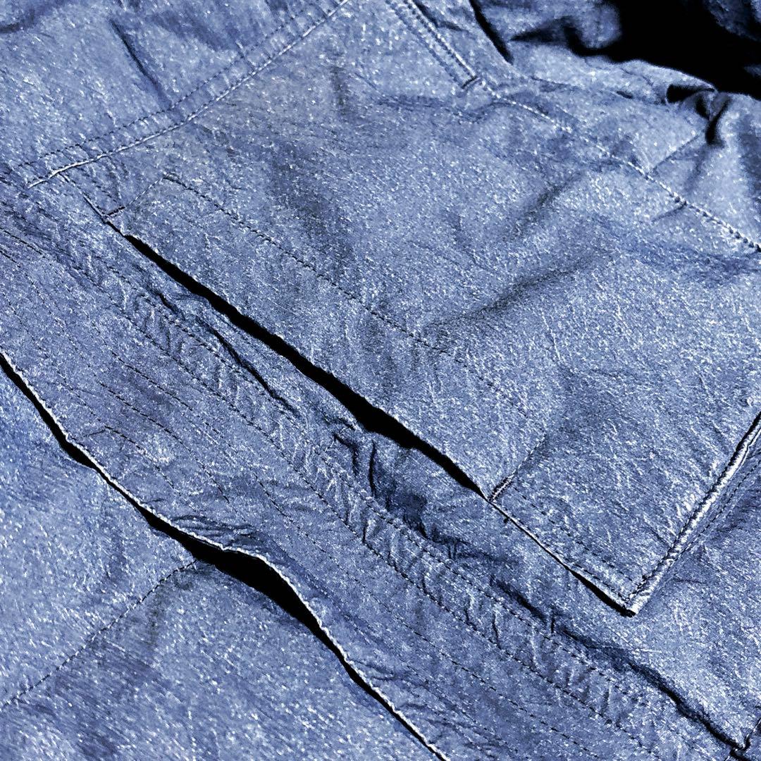 スノーピーク インディゴコットン ナイロンダウンジャケット