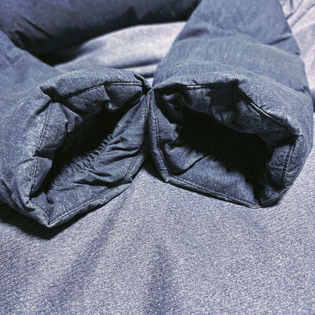 スノーピーク インディゴコットン ナイロンダウンジャケット