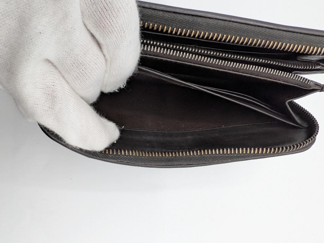 美品✨ ボッテガヴェネタ ラウンドファスナー長財布 イントレ ブラウン 0L2