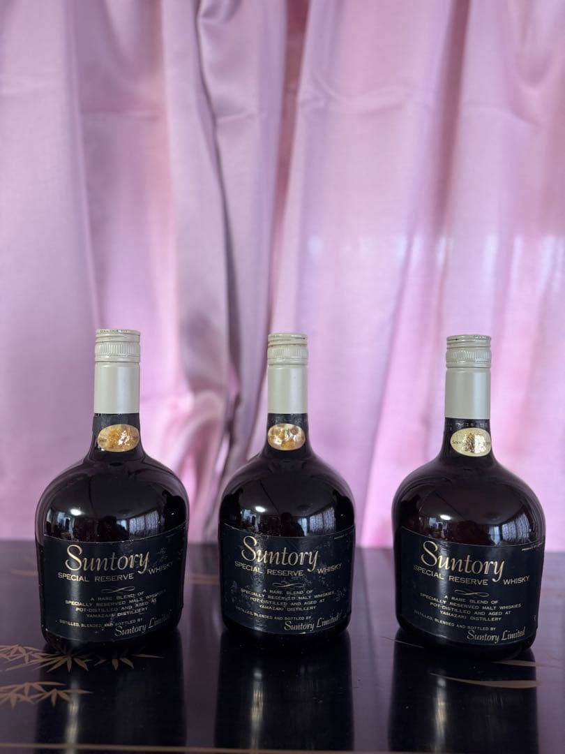 スペシャルリザーブウイスキー サントリー 特級70周年記念ボトル 3本　当時物